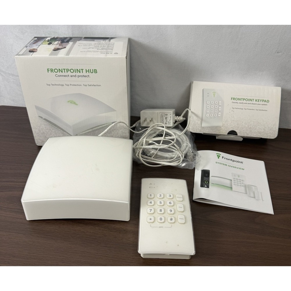 Frontpoint Home Security System Hub And Security Keypad Preowned